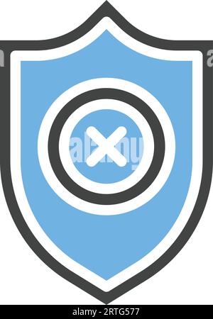 Unprotected Icon Image. Stock Vector