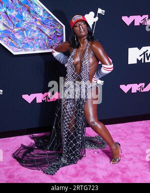 Newark, United States. 12th Sep, 2023. Doechii attends the 2023 MTV Video Music Awards at the Prudential Center in New Jersey on September 12, 2023. Photo by Charles Guerin/ABACAPRESS.COM Credit: Abaca Press/Alamy Live News Stock Photo