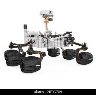 Curiosity Rover Isolated Stock Photo