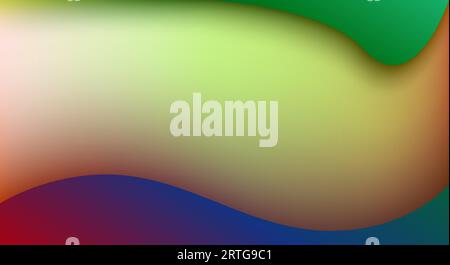 Abstract liquid softcolor background wallpaper template Stock Vector