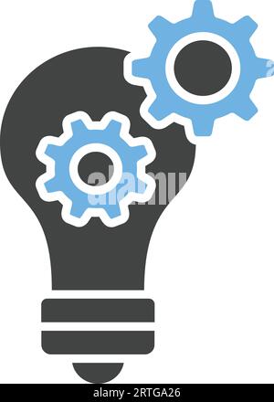 Ideas Generator Icon Image. Stock Vector