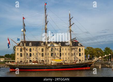 Amsterdam, The Netherlands, 16.08.2023, View of The National Maritime Museum in Amsterdam Stock Photo