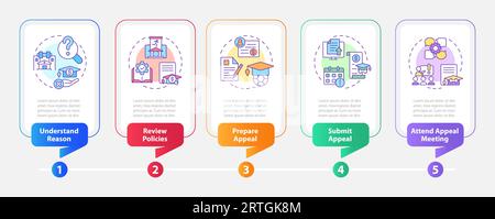 Colorful athletic scholarship layout with linear icons Stock Vector
