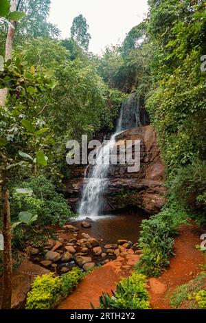 Scenic view of Choma Waterfall in Uluguru Mountains, Tanzania Stock Photo