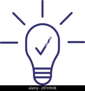 Idea line icon Stock Vector