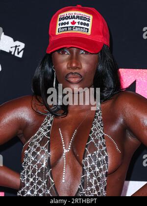 Newark, United States. 12th Sep, 2023. NEWARK, NEW JERSEY, USA - SEPTEMBER 12: Doechii arrives at the 2023 MTV Video Music Awards held at the Prudential Center on September 12, 2023 in Newark, New Jersey, United States. (Photo by Xavier Collin/Image Press Agency) Credit: Image Press Agency/Alamy Live News Stock Photo