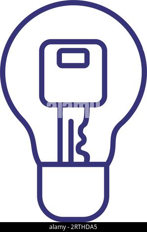 Main idea line icon Stock Vector