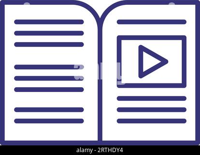 Movie scripts linear icon. Screenplay writing. Thin line illustration.  Scenario. Film making. Contour symbol. Vector isolated outline drawing.  Editable stroke 10432779 Vector Art at Vecteezy