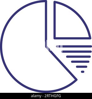 Diagram line icon Stock Vector