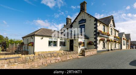 Lindisfarne Inn is for accommodation stopovers on your travels in Beal, Northumberland. England, UK Stock Photo