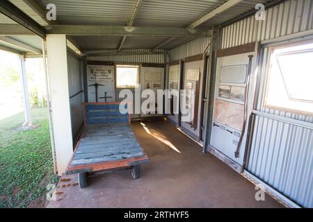 Mount Surprise railway station which hosts the Savannahlander train in rural Queensland, Australia Stock Photo