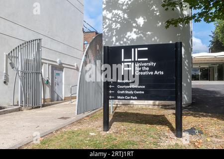 University for the Creative Arts (UCA) campus in Farnham, Surrey, England, UK Stock Photo