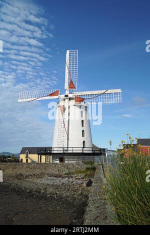 Blennerville Windmill is a tower mill in Blennerville, Co. Kerry Stock Photo