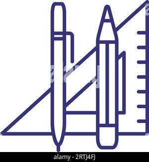 Tools line icon Stock Vector