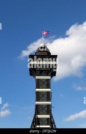 Copenhagen, Denmark, September 23, 2016: The observational tower of the zoo in Copenhagen Stock Photo