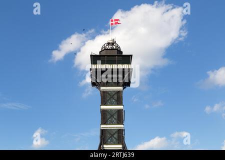 Copenhagen, Denmark, September 23, 2016: The observational tower of the zoo in Copenhagen Stock Photo