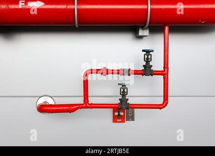 Fire hydrant standpipes or fireplug connection at high rise building ...
