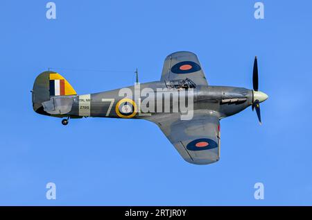 Hawker Hurricane/ Sea Hurricane of the Royal Navy. The only remaining airworthy aircraft. Stock Photo