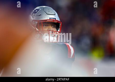 New England Patriots guard Atonio Mafi (68) reacts during the