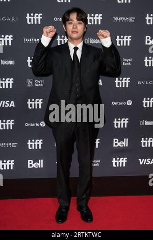 September 13, 2023, Toronto, Ontario, Canada: Park Jeong-min (ë°•ì •ë¯¼) attends the ''Smugglers (ë°€ìˆ˜)'' premiere during the 2023 Toronto International Film Festival at Roy Thomson Hall on September 13, 2023 in Toronto, Ontario, Canada (Credit Image: © Angel Marchini/ZUMA Press Wire) EDITORIAL USAGE ONLY! Not for Commercial USAGE! Stock Photo