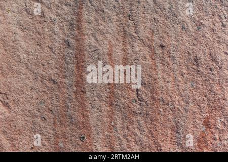Sand stone texture detail, closeup shot of the rock surface. Background idea Stock Photo