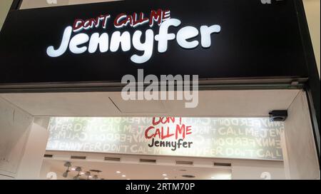 Bordeaux , Aquitaine  France - 04 12 2023 : Jennyfer don't call me logo brand and text sign shop entrance facade of clothing store french fashion for Stock Photo