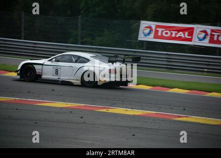 Photo Report of the 24 Hours of Spa Francorchamps with exclusive behind the scenes footage. Stock Photo