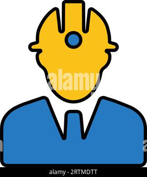 Worker Man icon. design for commercial use, web, print media or any type of design projects. Stock Vector