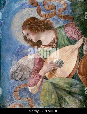 Music-Making Angel Melozzo da Forli (1438-1494) Stock Photo