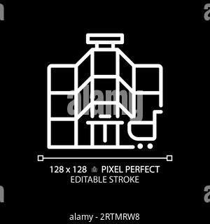 2D editable thin line shopping mall icon Stock Vector Image & Art - Alamy