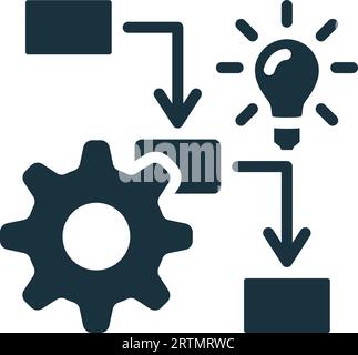 Project management icon. Monochrome simple sign from freelance collection. Project management icon for logo, templates, web design and infographics. Stock Vector