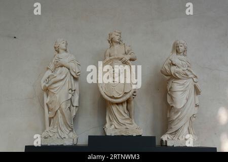 Nancy, France - 09 02 2023: View of statues in the Church of the Cordeliers of Nancy Stock Photo
