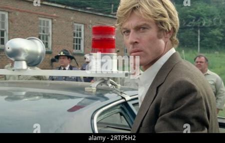 BRUBAKER  1980 20th Century Fox film with Robert Redford as a newly arrived prison warder. Stock Photo