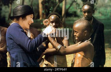 OUT OF AFRICA 1985 Universal Pictures film with Meryl Streep as Karen Blixen Stock Photo