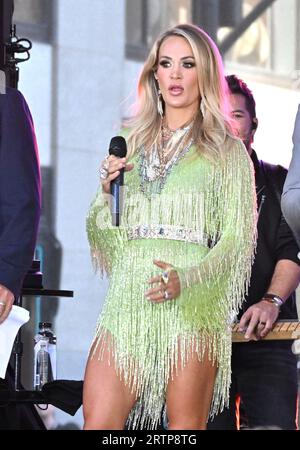 Carrie Underwood performs live on NBC's 'Today' show Featuring: Carrie ...