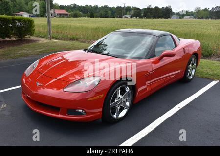 A Red 2007 Chevrolet Corvette Coupe Stock Photo - Alamy