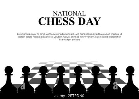 Chess Tournament Poster Design. Red and White outline pieces on black  background with piece name in typography. Old Vintage Style. Illustration  Artwor Stock Photo - Alamy