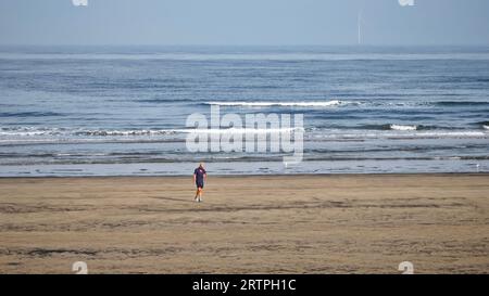 Coastline by Alnwick Castle Northumberland a Harry Potter venue Stock Photo