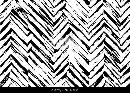 Herringbone grunge woven seamless swatch pattern. Distressed texture of weaving fabric. Abstract halftone vector illustration. Stock Vector