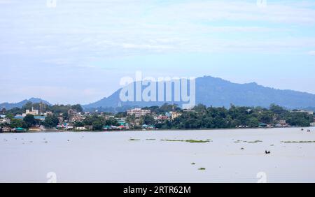 Rangamati is the administrative headquarter and town of Rangamati Hill District in the Chittagong Hill Tracts of Bangladesh. Stock Photo