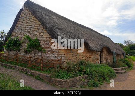 Mediaeval village at Cosmeston Lakes and Country Park, South Wales. Taken September 2023 Stock Photo