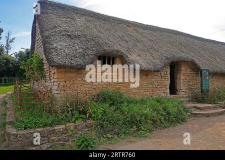 Mediaeval village at Cosmeston Lakes and Country Park, South Wales. Taken September 2023 Stock Photo