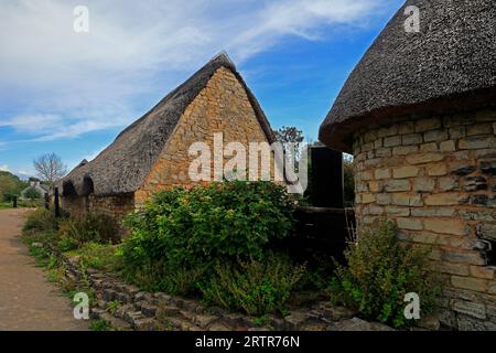 Mediaeval village at Cosmeston Lakes and Country Park, South Wales. Taken September 2023 Stock Photo