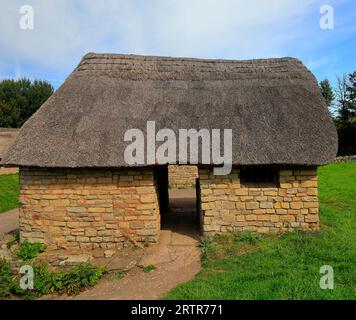 Mediaeval village at Cosmeston Lakes and Country Park, South Wales. Taken September 2023 Stock Photo