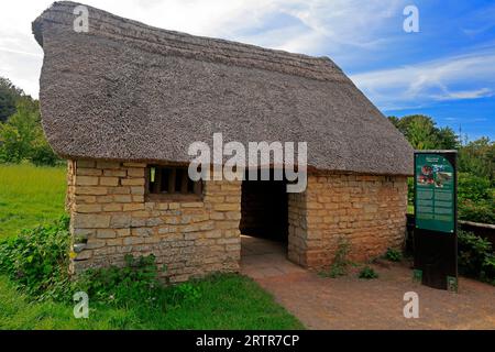 Mediaeval village at Cosmeston Lakes and Country Park, South Wales. Taken September 2023 Stock Photo