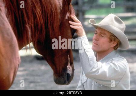 THE HORSE WHISPERER  1998 Buena Vista Distribution film with Robert Redford Stock Photo