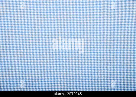 cotton fabric with a woven twill design of small and large checks. Houndstooth seamless. houndstooth or pied-de-poule pattern Stock Photo