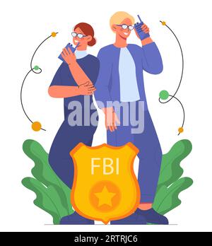 Fbi badge in wallet hi-res stock photography and images - Alamy