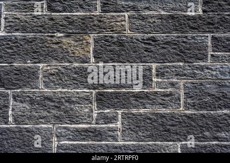 Slate masonry units, full-size, background Stock Photo
