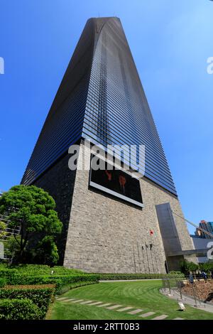 Shanghai, China - June 1, 2018: Architectural scenery of Shanghai World Financial Center, Shanghai, China Stock Photo